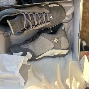 Gray Air Jordan Sneakers